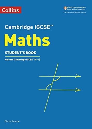 Cambridge IGCSE® Maths Student Book (Cambridge International Examinations)