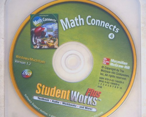 Math Connects, Grade 4, Studentworks Plus DVD