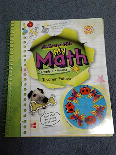 My Math, Vol. 1: Grade 4, Teacher Edition