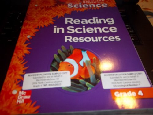 Reading in Science Resources (Science: Grade 4)
