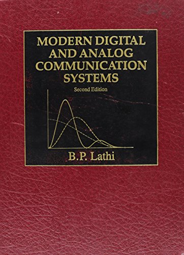Modern Digital and Analog Communication Systems