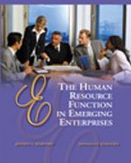The Human Resource Function in Emerging Enterprises (Entrepreneurship Series)