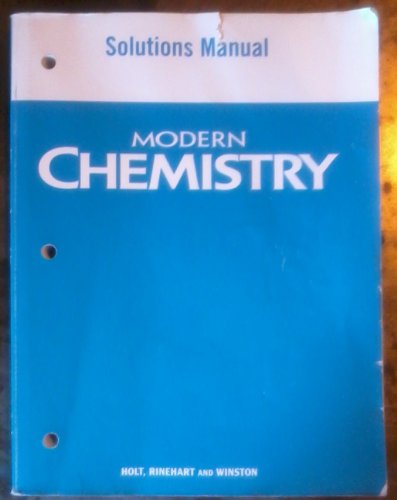 SOLUTIONS MANUAL/TE MOD CHEM 2
