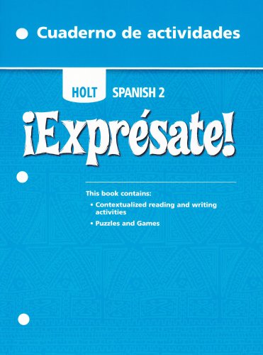 Expresate! Cuaderno de actividades, Level 2, Student Edition