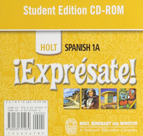¡Exprésate!: Student Edition CD-ROM Level 1A 2008
