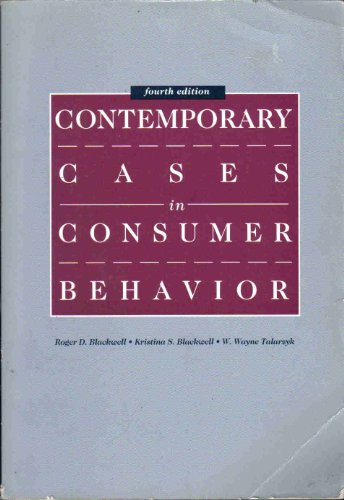 Contemporary Cases in Consumer Behavior