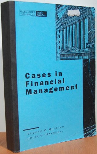 Cases in financial management (Dryden Press series in finance)