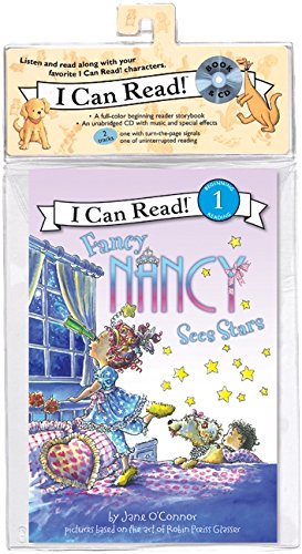 Fancy Nancy Sees Stars Book and CD (I Can Read Level 1)