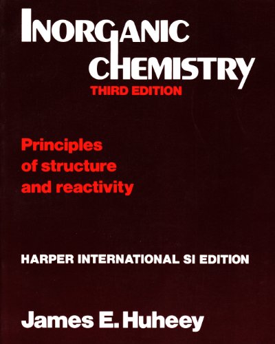 Inorganic Chemistry: Principles of Structure and Reactivity