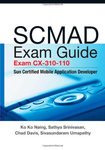 SCMAD Exam Guide - Exam cx-310-110: Sun Certified Mobile Application Developer