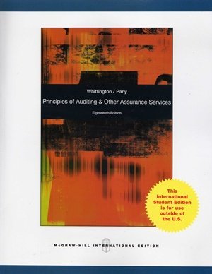 Principles of Auditing and Other Assurance Services