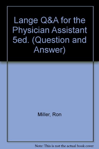 Lange Q&a for the Physician Assistant