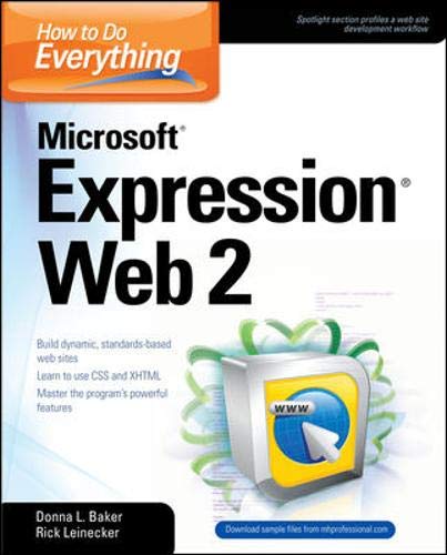 How to Do Everything Microsoft Expression Web 2