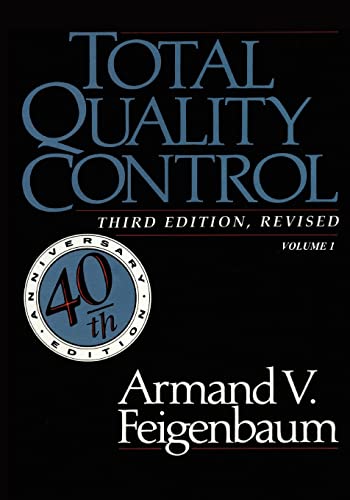 Total Quality Control, Vol. 1