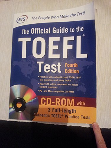 Official Guide to the TOEFL Test With CD-ROM, 4th Edition (Official Guide to the Toefl Ibt)