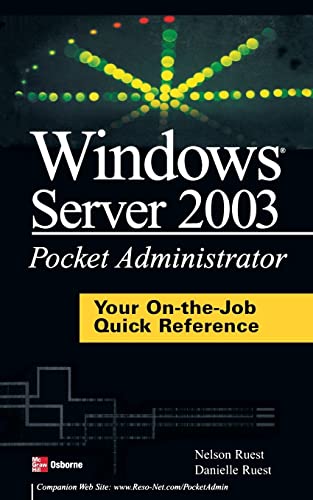 Windows Server 2003 Pocket Administrator
