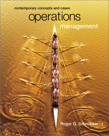 Operations Management: Contemporary Concepts