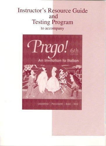 Instructor's Resource Guide and Test Program to Ac