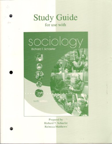 Student Study Guide for use with Sociology
