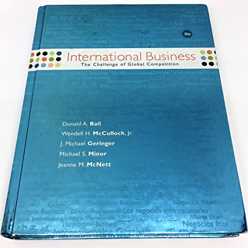International Business: The Challenge of Global Competition