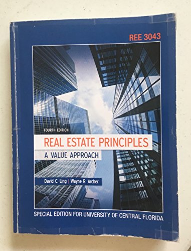 Real Estate Principles A Value Approach Fourth Edi