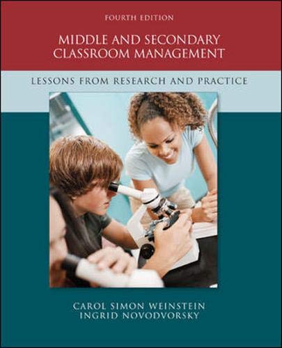 Middle and Secondary Classroom Management: Lessons from Research and Practice