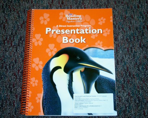 Reading Mastery Reading/Literature Strand Grades 1-2, Transition Presentation Book