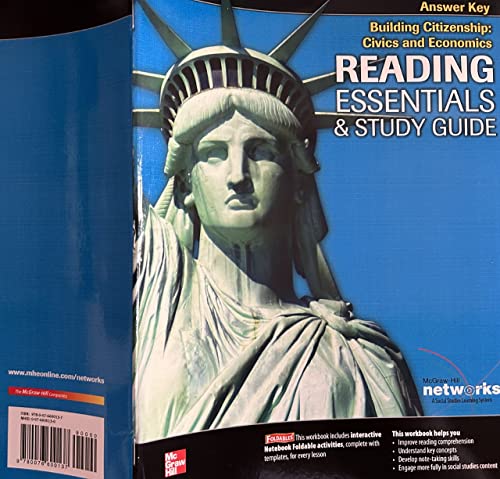 Building Citizenship: Civics & Economics, Reading Essentials & Study Guide, Answer Key (McGraw Hill Networks)