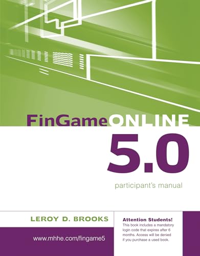 FinGame 5.0 Participant's Manual with Registration Code