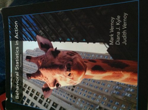 Behavioral Statistics in Action (Palomar Custom) 4th