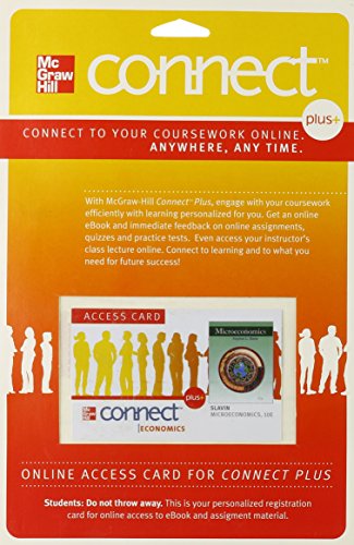 Connect Plus Economics 1 Semester Access Card for Microeconomics