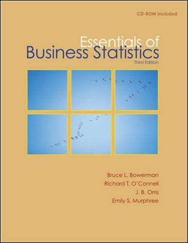 Essentials of Business Statistics