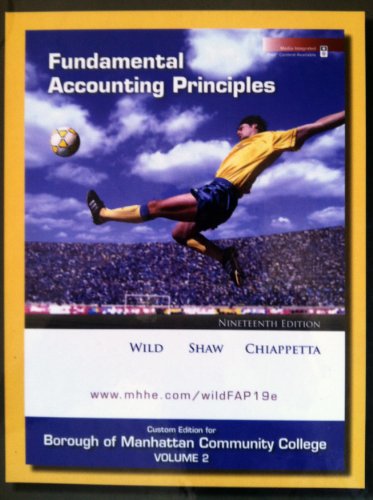 Fundamental Accounting Principles Vol.2 (Chapters