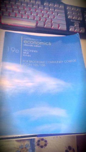 Economics (Custom Edition of Economics alternate edition for Brookdale Community College ECON 105/106)