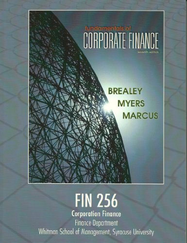 Fundamentals of Corporate Finance 7th Edition