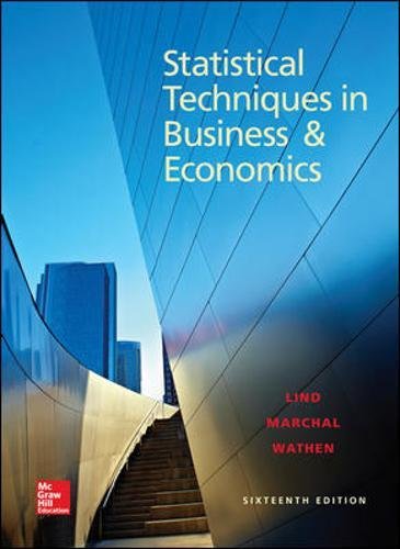 Statistical Techniques in Business & Economics