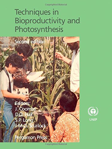 Techniques in Bioproductivity and Photosynthesis (Pergamon International Library of Science, Technology, Engin)