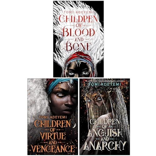 Legacy of Orisha Series 3 Books Collection Set By Tomi Adeyemi (Children of Blood and Bone, Children of Virtue and Vengeance & Children of Anguish and Anarchy)