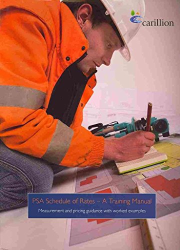 PSA Schedule of Rates - A Training Manual