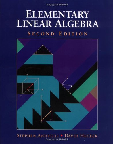 Elementary Linear Algebra