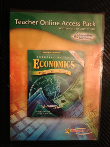 Teacher Online Access Pack CD ROM (Economics Principles in Action)