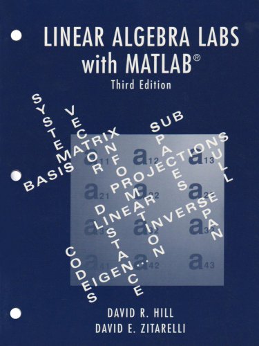 Linear Algebra Labs With Matlab
