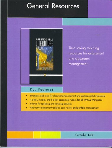 Prentice Hall Literature Penguin Edition General Resources Grade 10 2007c