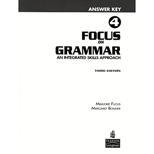Focus on Grammar 4 Answer Key