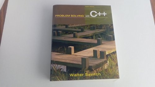 Problem Solving With C++