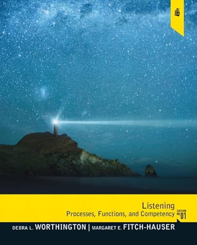 Listening: Processes, Functions and Competency