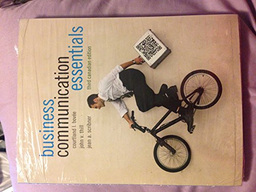 Business Communication Essentials, Third Canadian Edition (3rd Edition)