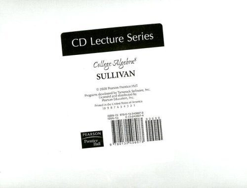 Sullivan College Algebra (CD Lecture)