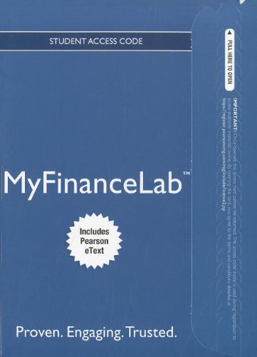MyFinanceLab for Fundamentals of Corporate Finance Student Access Code, Includes Pearson eText (MyFinanceLab (Access Codes))