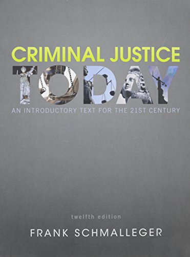 Criminal Justice Today and New Mycjlab